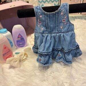 Vintage Infant Indigo Denim dress
